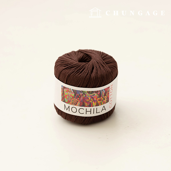 Mochila Yarn Cotton Cotton Yarn Crochet Yarn Yarn Chocolate 036