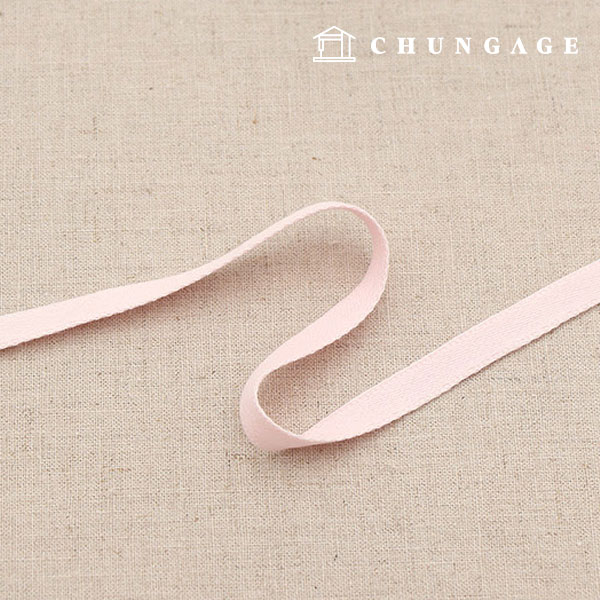 Cotton bias tape High-quality cotton tape for infants 8mm babypink 35719