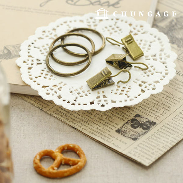 Curtain clamp ring subsidiary materials Curtain ring calling antique gold 5 pieces 61853