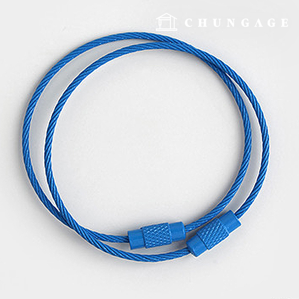 Keyring Oring Macrame Oring Toy Wire Blue 56048