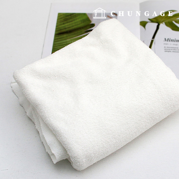 Towel fabric terry towel double-sided bamboo plain fabric Wide Width Boeing Boeing