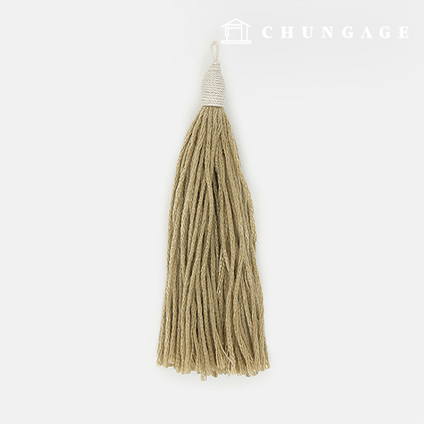 Tassel decoration French 10cm Beige 82986