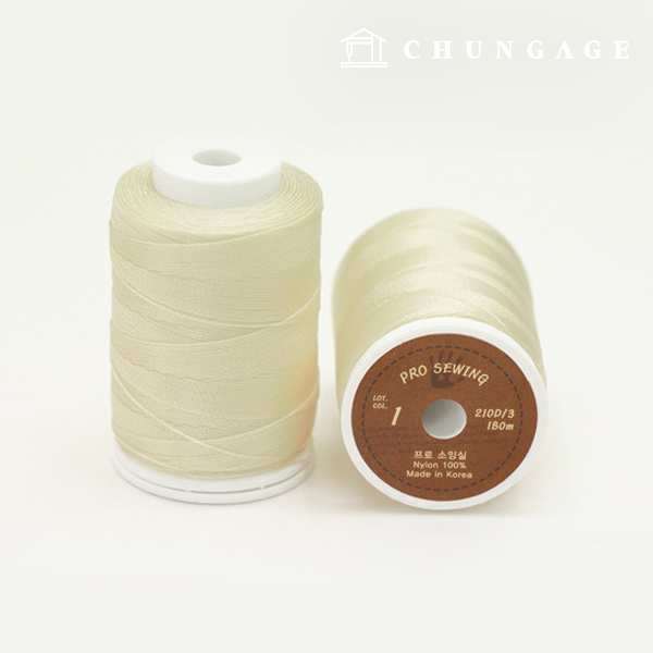 Sewing thread, sewing thread, sewing machine thread, sewing thread, pro sewing thread for professional sewing machines, Ivory 56370