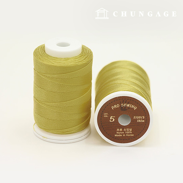 Sewing thread, sewing thread, sewing machine thread, sewing thread, professional sewing thread for professional sewing machines, Mustard 56366