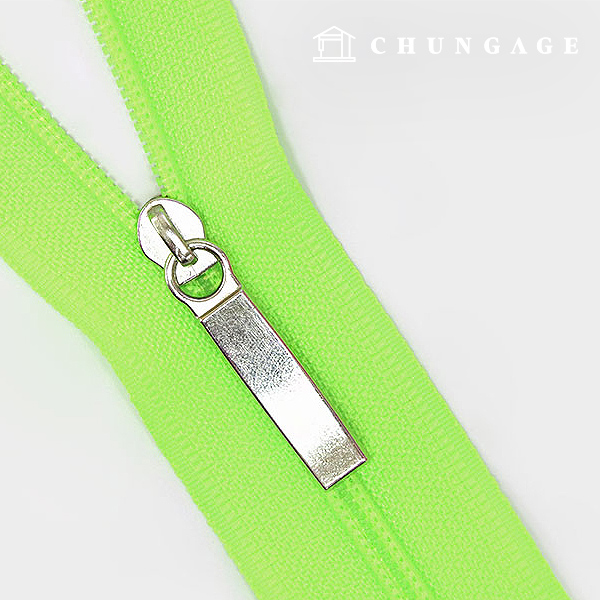 Roll Zipper Coil Zipper Home Fashion Zipper 270cm Neon Yellow 62672