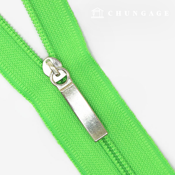 Roll Zipper Coil Zipper Home Fashion Zipper 270cm Neon Green 62671