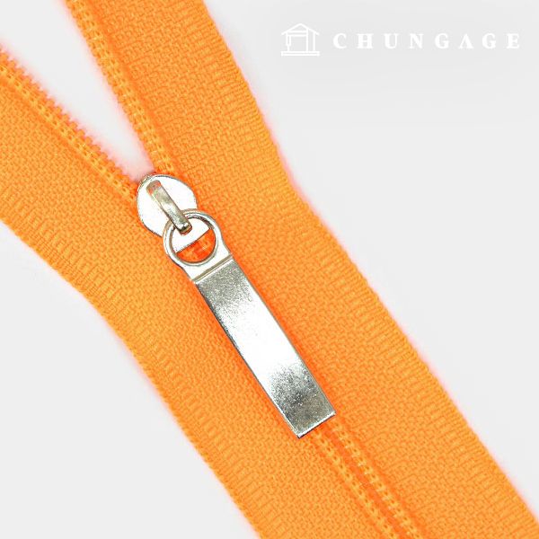 Roll Zipper Coil Zipper Home Fashion Zipper 270cm Neon Orange 62670