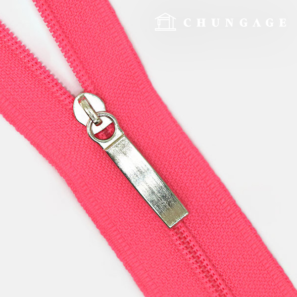 Roll Zipper Coil Zipper Home Fashion Zipper 270cm Neon Pink 62669