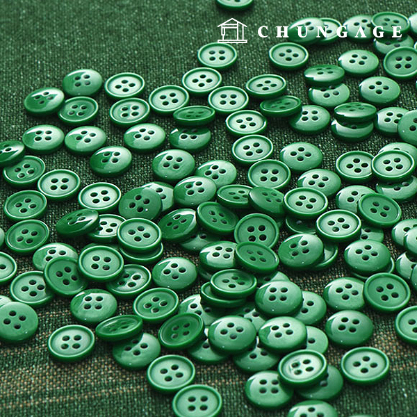 Plastic Coat Button Dress Shirt Suit Blouse York Color Button 11mm Green 61275