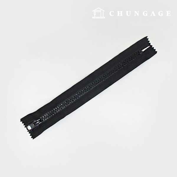 Roll Zipper Plastic Zipper Home Fashion Zipper Alphabet Zipper 20cm Black 60783