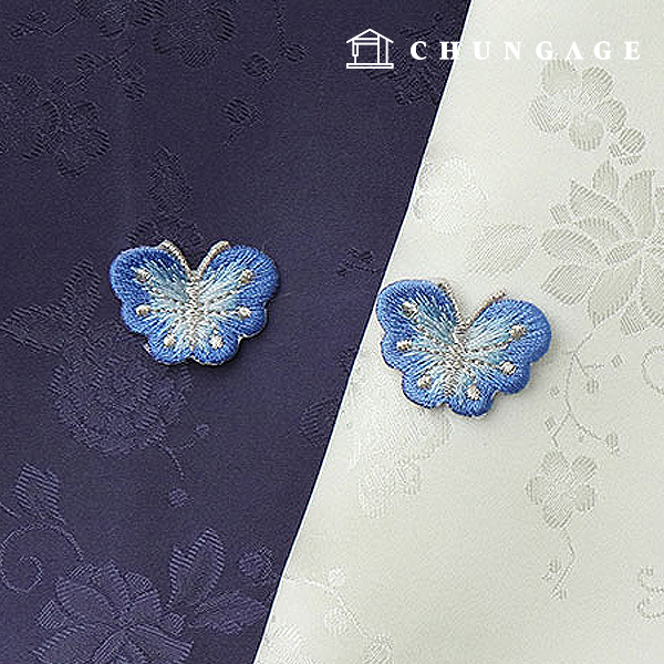 Hanbok decoration Hanbok accessories Mini butterfly decoration Blue 60690