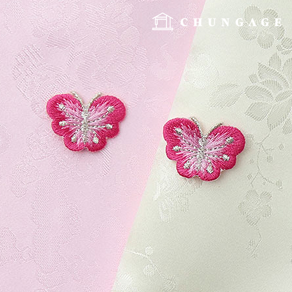 Hanbok decoration Hanbok accessories Mini butterfly decoration dark pink 60693