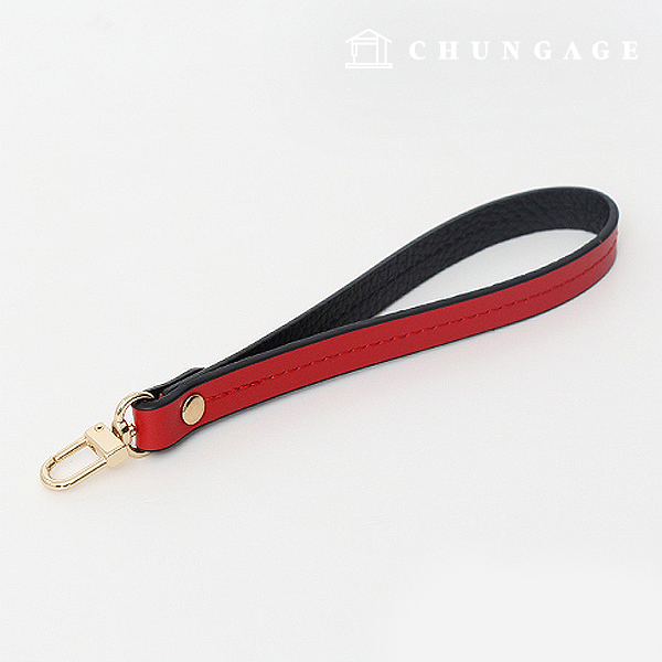 Bag Strap Leather Bag Strap Bag Handle Stitch Strap RedG 75870