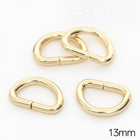 Dring Bag Accessories Bag Strap Connector Basic 13mm Gold 47468