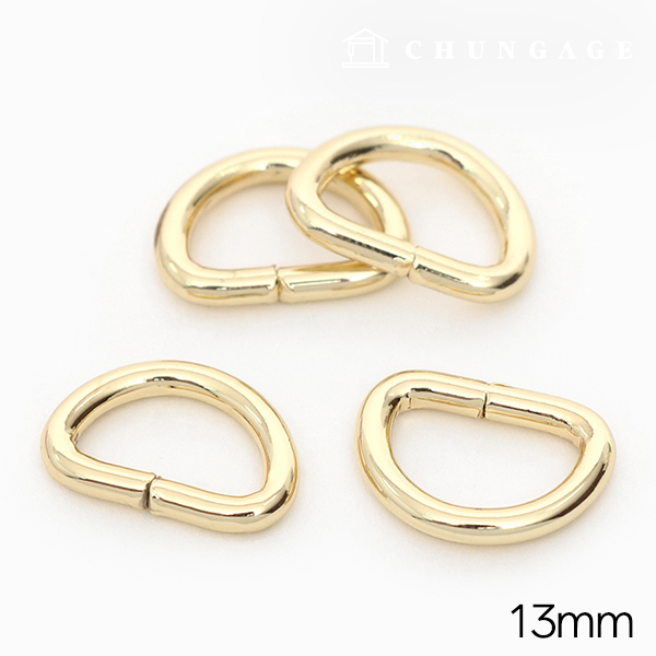 Dring Bag Accessories Bag Strap Connector Basic 13mm Gold 47468