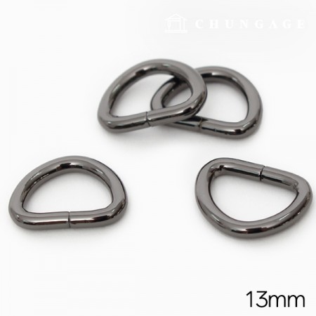 Dring bag accessories bag strap connector Basic 13mm metal gray 47468