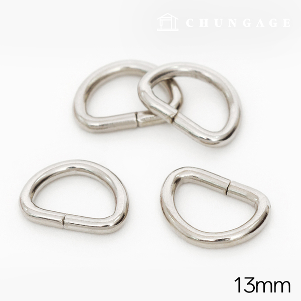 Dring Bag Accessories Bag Strap Connector Basic 13mm Silver 47468