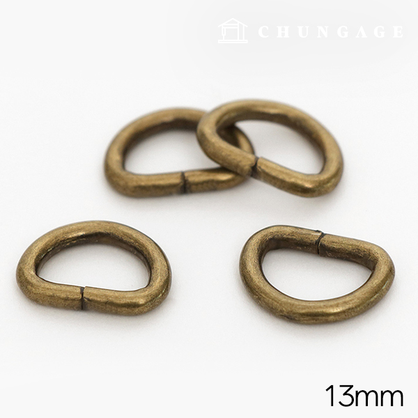 Dring Bag Accessories Bag Strap Connector Basic 13mm Antique Gold 47468