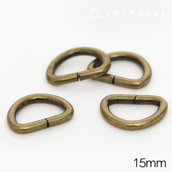 Dring bag accessories bag strap link Basic 15mm antique gold 47469