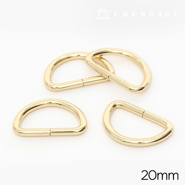 Dring Bag Accessories Bag Strap Connector Basic 20mm Gold 47470