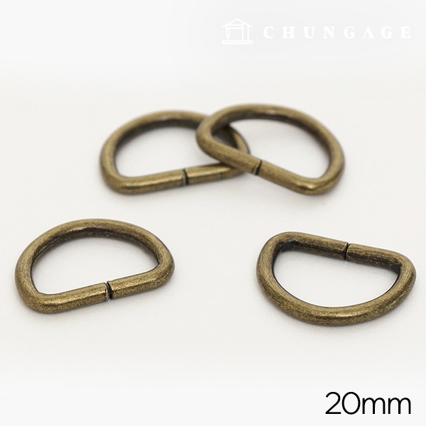 Dring Bag Accessories Bag Strap Connector Basic 20mm Antique Gold 47470