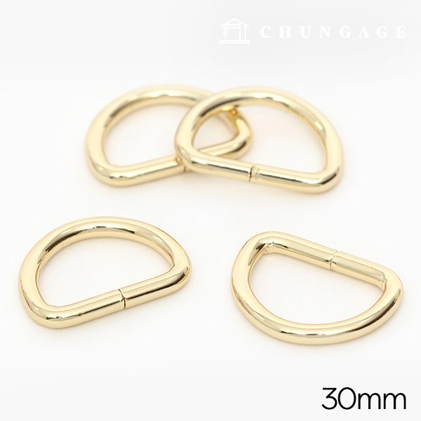 Dring Bag Accessories Bag Strap Connector Basic 30mm Gold 47473