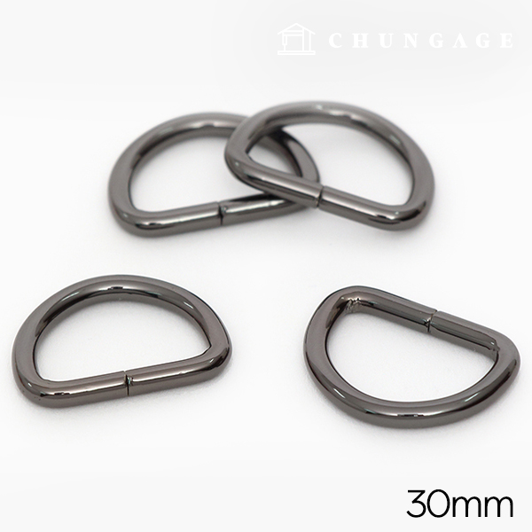 Dring bag accessories bag strap connector Basic 30mm metal gray 47473