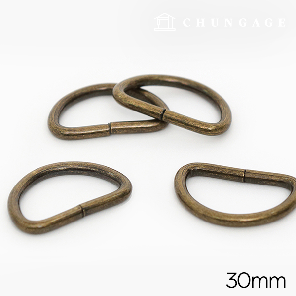 Dring Bag Accessories Bag Strap Connector Basic 30mm Antique Gold 47473