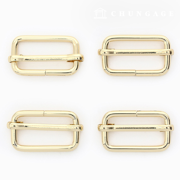 Bag strap length adjustment hook Bag accessories 30mm Basic Gold 47490