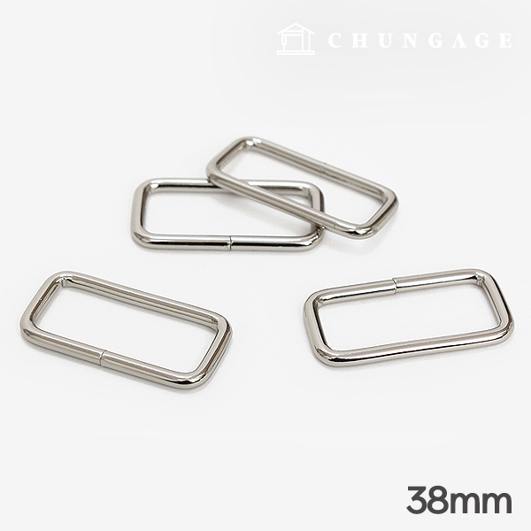 Bag Square Ring ㅁRing Basic 38mm Silver 47479