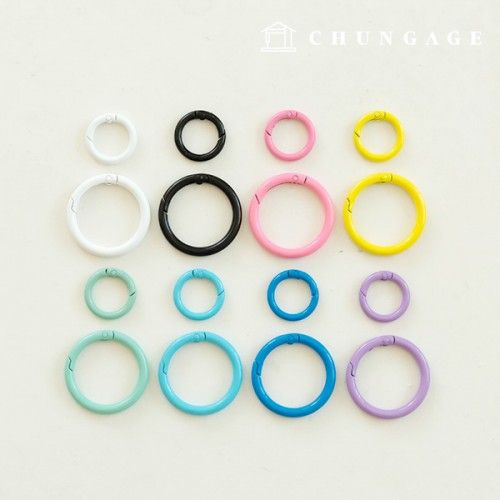 Color Oring Open Type Color Oring Color Key Ring Key Ring Subsidiary Materials Small