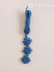 Traditional Knot 3 Tier Chrysanthemum Knot 14 Deep Blue