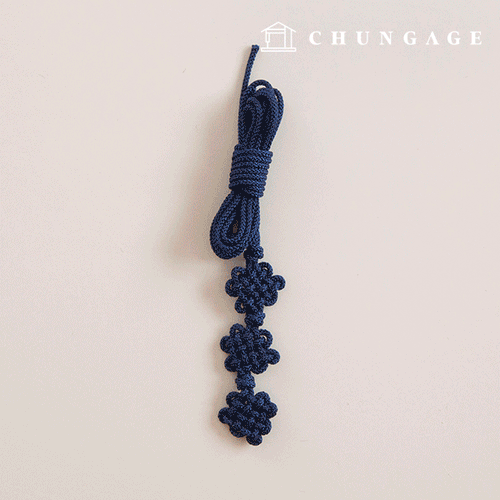 Traditional Knot 3 Tier Chrysanthemum Knot 15 Indigo