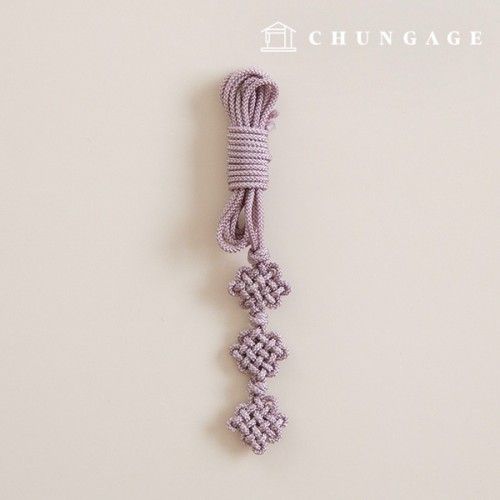 Traditional Knot 3 Tier Chrysanthemum Knot 22 Purple