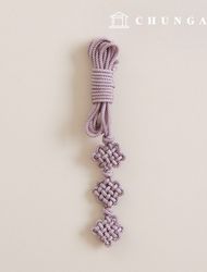 Traditional Knot 3 Tier Chrysanthemum Knot 22 Purple