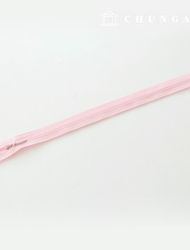 Console Zipper Single Sol Zipper Hidden Zipper 25cm Light pink