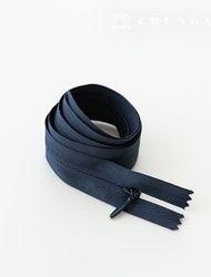 Console Zipper Single Sol Zipper Hidden Zipper 60cm Navy