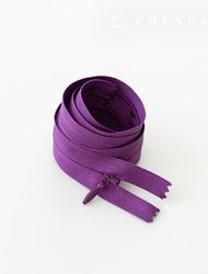 Console Zipper Single Sol Zipper Hidden Zipper 60cm Purple