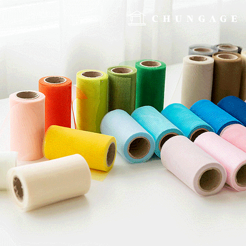 Roll Mesh Bias Tape Plain Lace 10cm 30 types