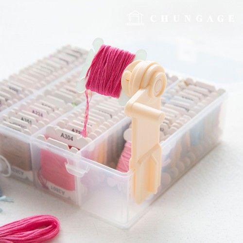 French embroidery plastic spool thread winder