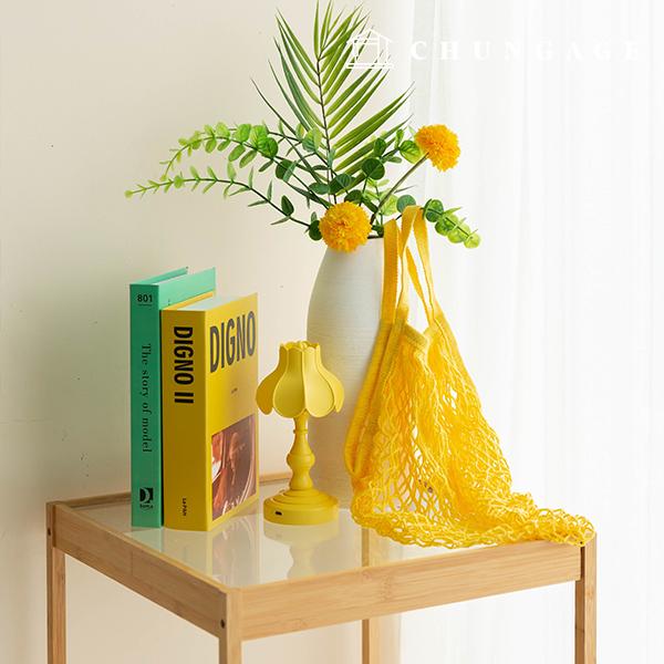 Net bag Net bag Eco-friendly net bag Zero waste mesh bag Yellow