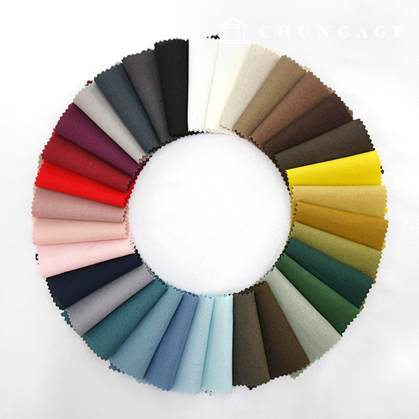 Limited special price linen fabric Washing Plain Linen cloth Wide Width 11 count 34 types Hanma