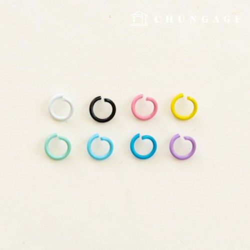 Color Oring Large-capacity Key Ring Connecting Ring Color Coating 100 Piece Oring 8 Types