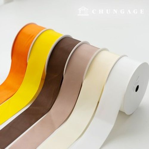 Industrial Ribbon Packaging Ribbon Tape String Ribbon Craft 40mm Brown Yellow 6 Types 1yard