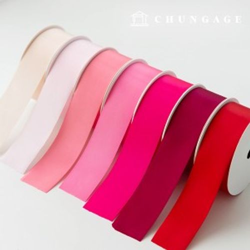 Industrial Ribbon Packaging Ribbon Tape String Ribbon Craft 40mm Pink 7 types 1 yard