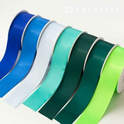 Industrial Ribbon Packaging Ribbon Tape String Ribbon Craft 40mm Green Blue 7 Types 1yard