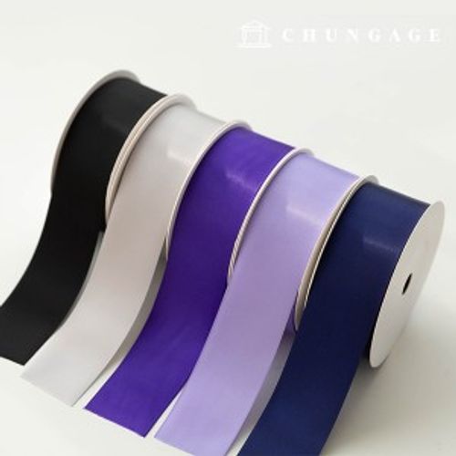 Industrial Ribbon Packaging Ribbon Tape String Ribbon Craft 40mm Purple 5 types 1 yard