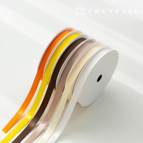 Industrial Ribbon Packaging Ribbon Tape String Ribbon Craft 10mm Brown Yellow 6 Types 1yard