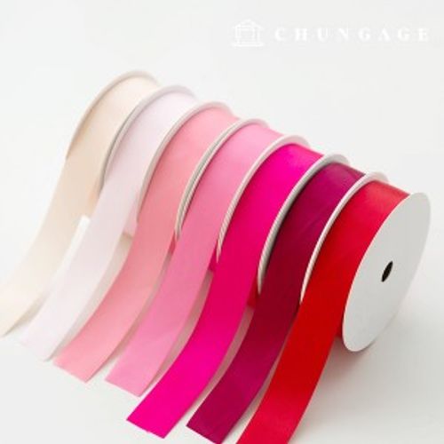 Industrial Ribbon Packaging Ribbon Tape String Ribbon Craft 25mm Pink 7 types 1 yard