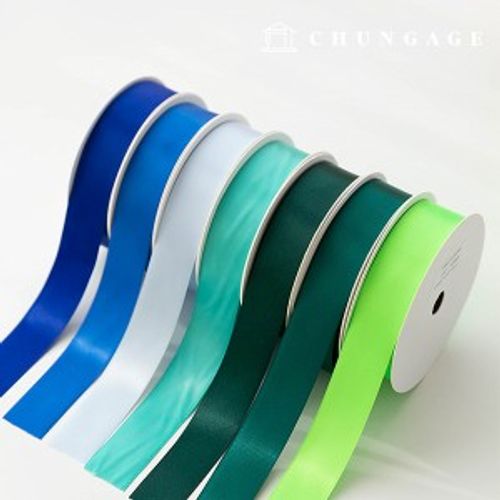 Industrial Ribbon Packaging Ribbon Tape String Ribbon Craft 25mm Green Blue 7 Types 1yard